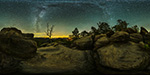 Affensteine Carolafelsen Plateau Astrofotografie