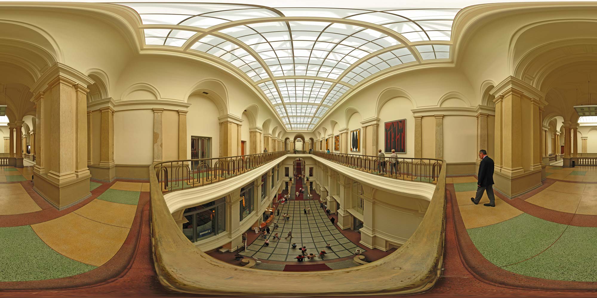 Panorama Berlin Berliner Abgeordnetenhaus - Wandelhalle