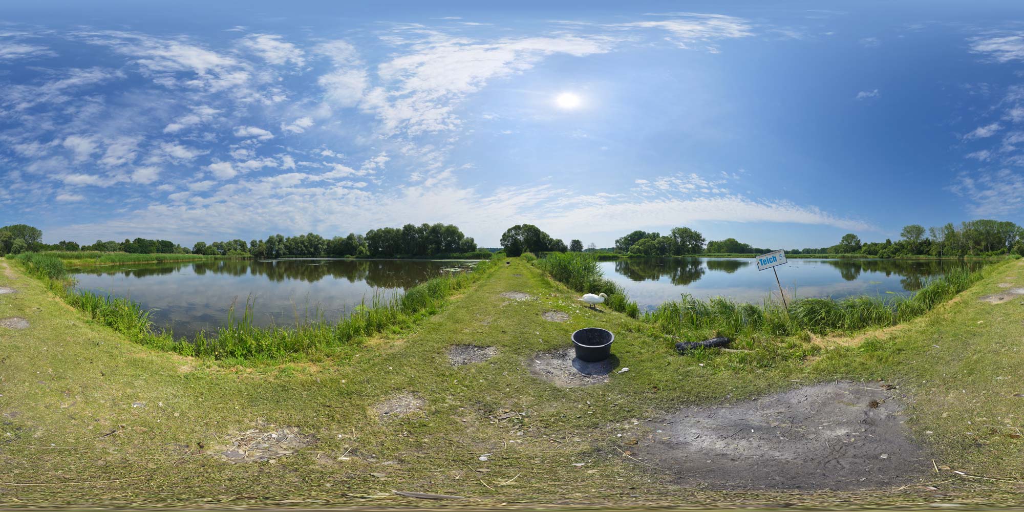 Panorama  Altfriedland - Teiche