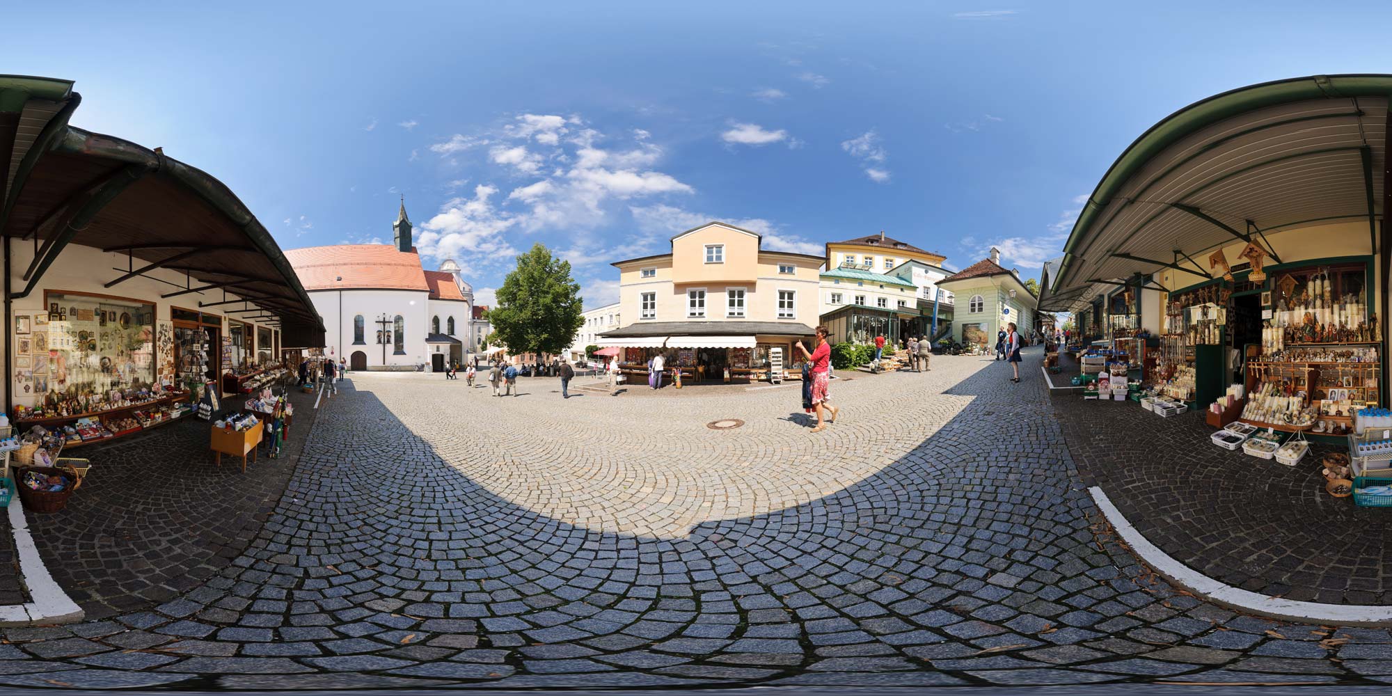 Panorama  Altötting - Kapuzinerberg