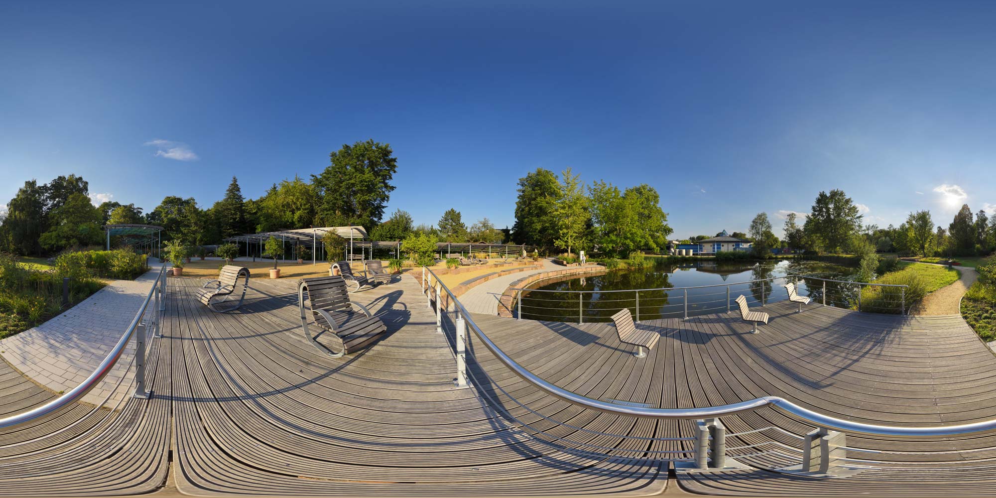 Panorama  Bad Bevensen - Kurpark - Ruheplatz