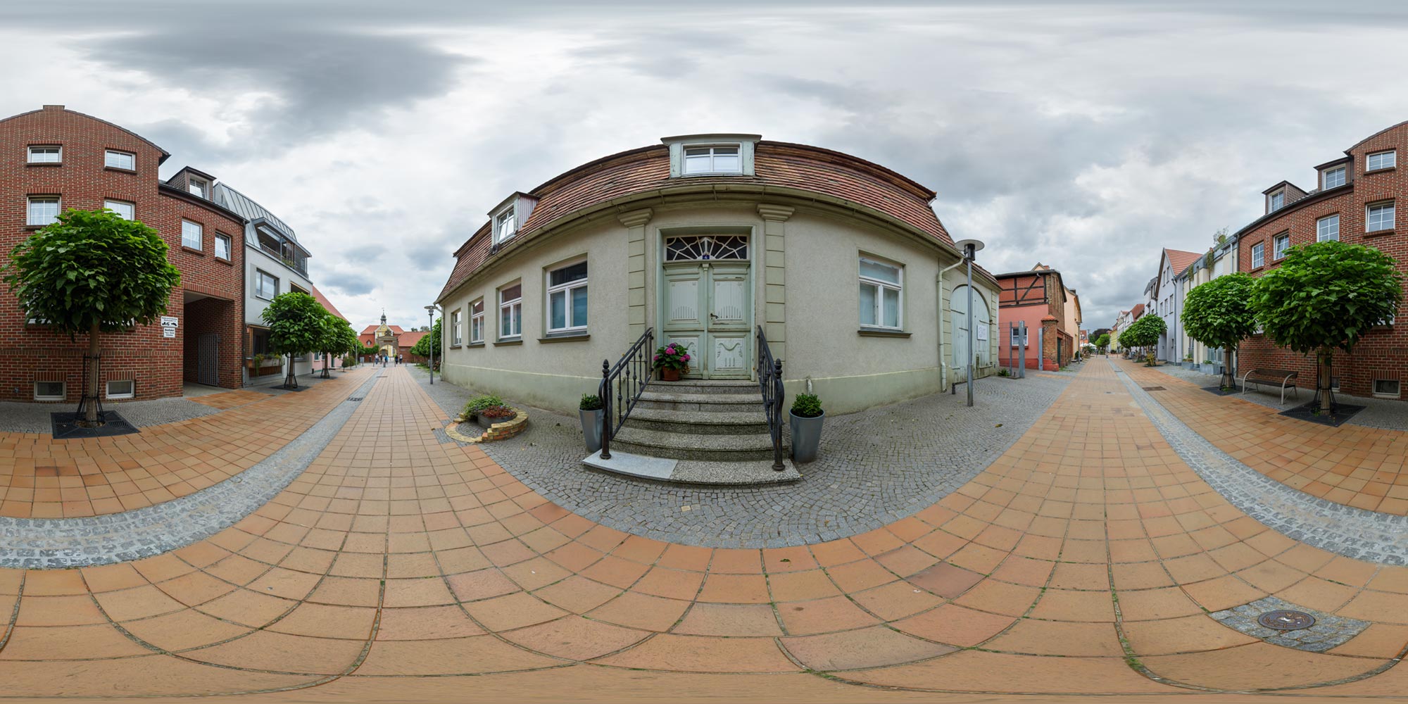 Panorama  Barth - Klosterstraße