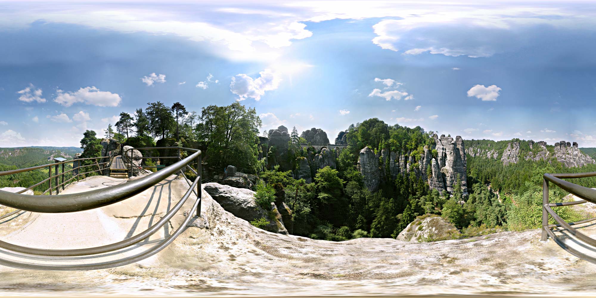 Panorama  Bastei - Festung