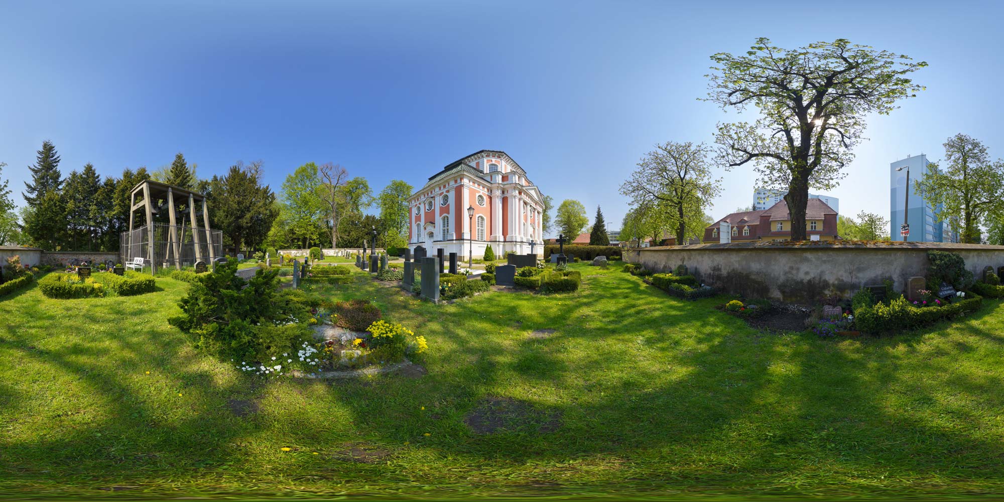 Panorama Berlin Bezirke - Schlosskirche Buch