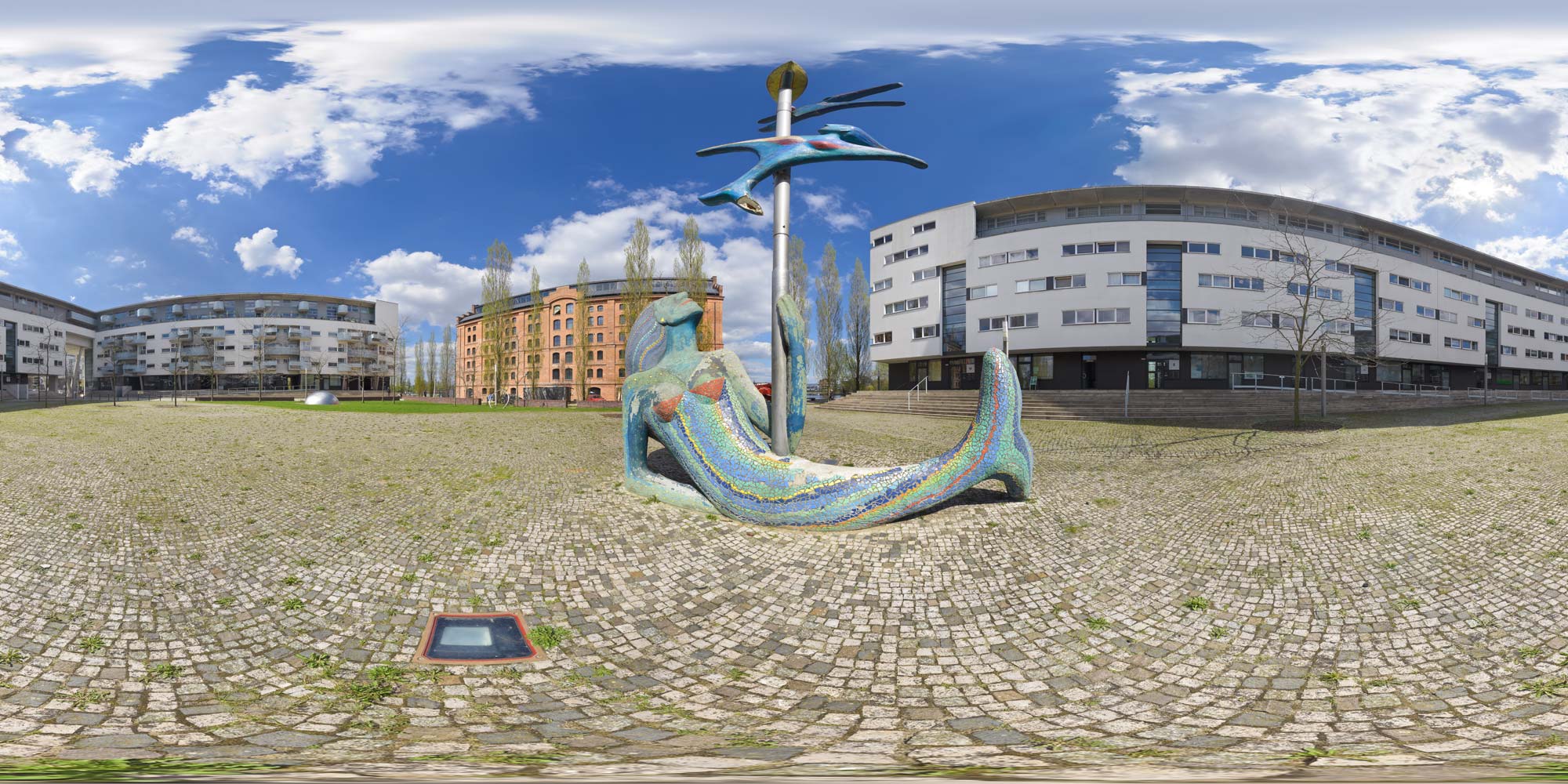 Panorama Berlin Stralau - Alter Speicher