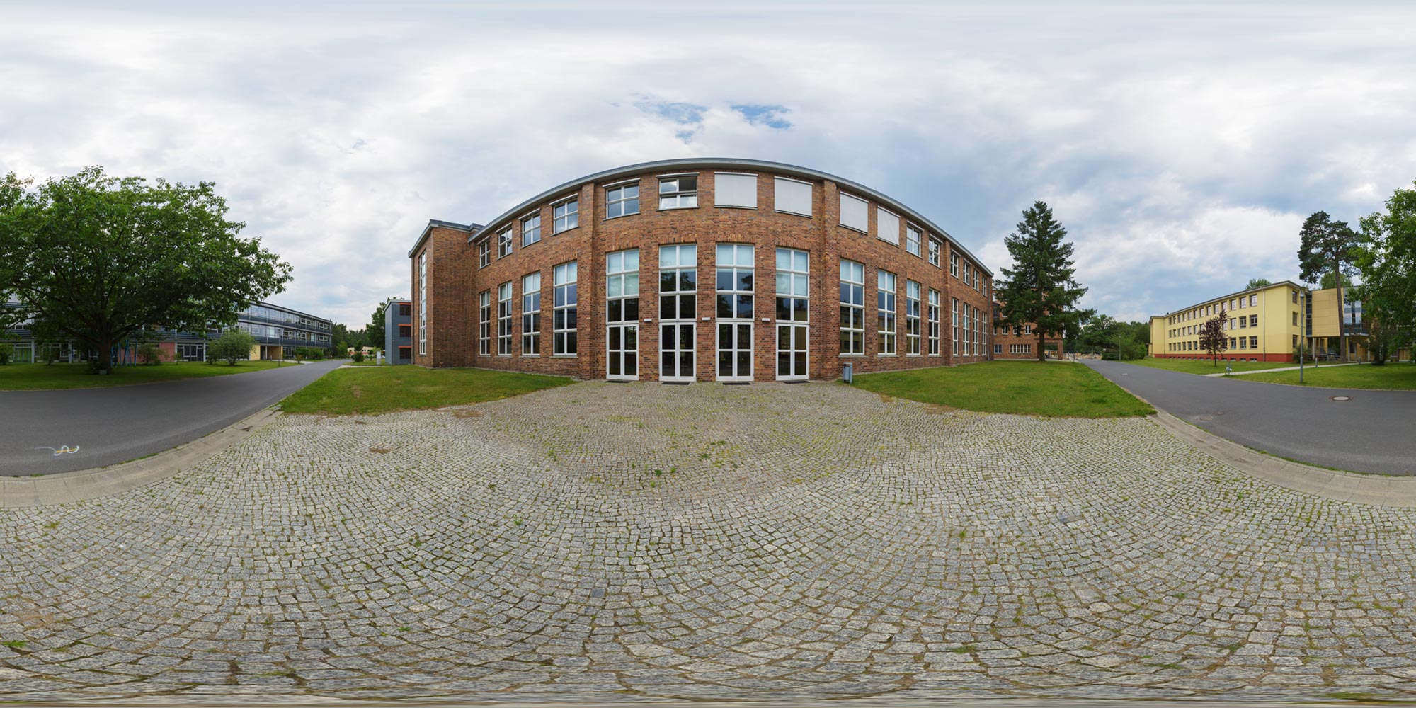 Panorama  Bernau bei Berlin - Bauhaus Bernau - Erweiterungsbau