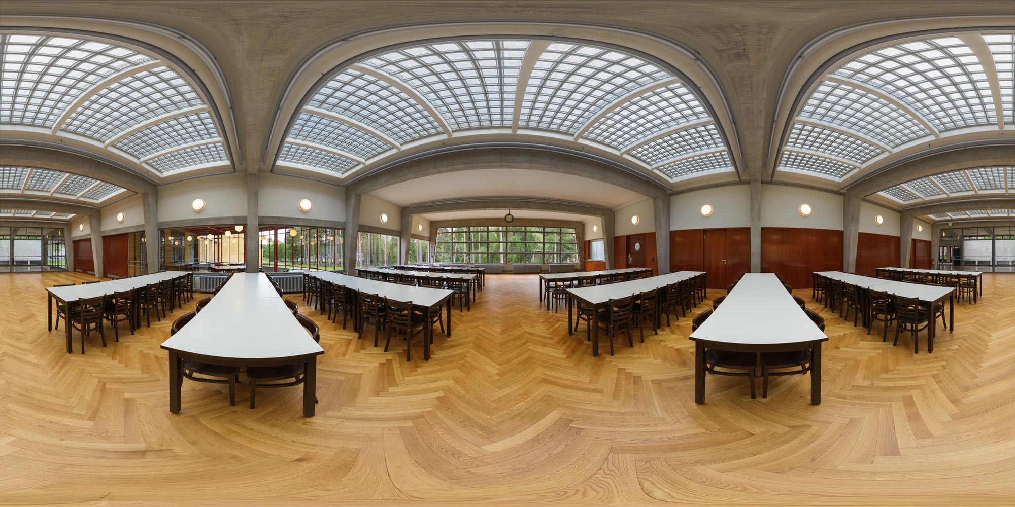 Panorama  Bernau bei Berlin - Bauhaus Bernau - Speisesaal