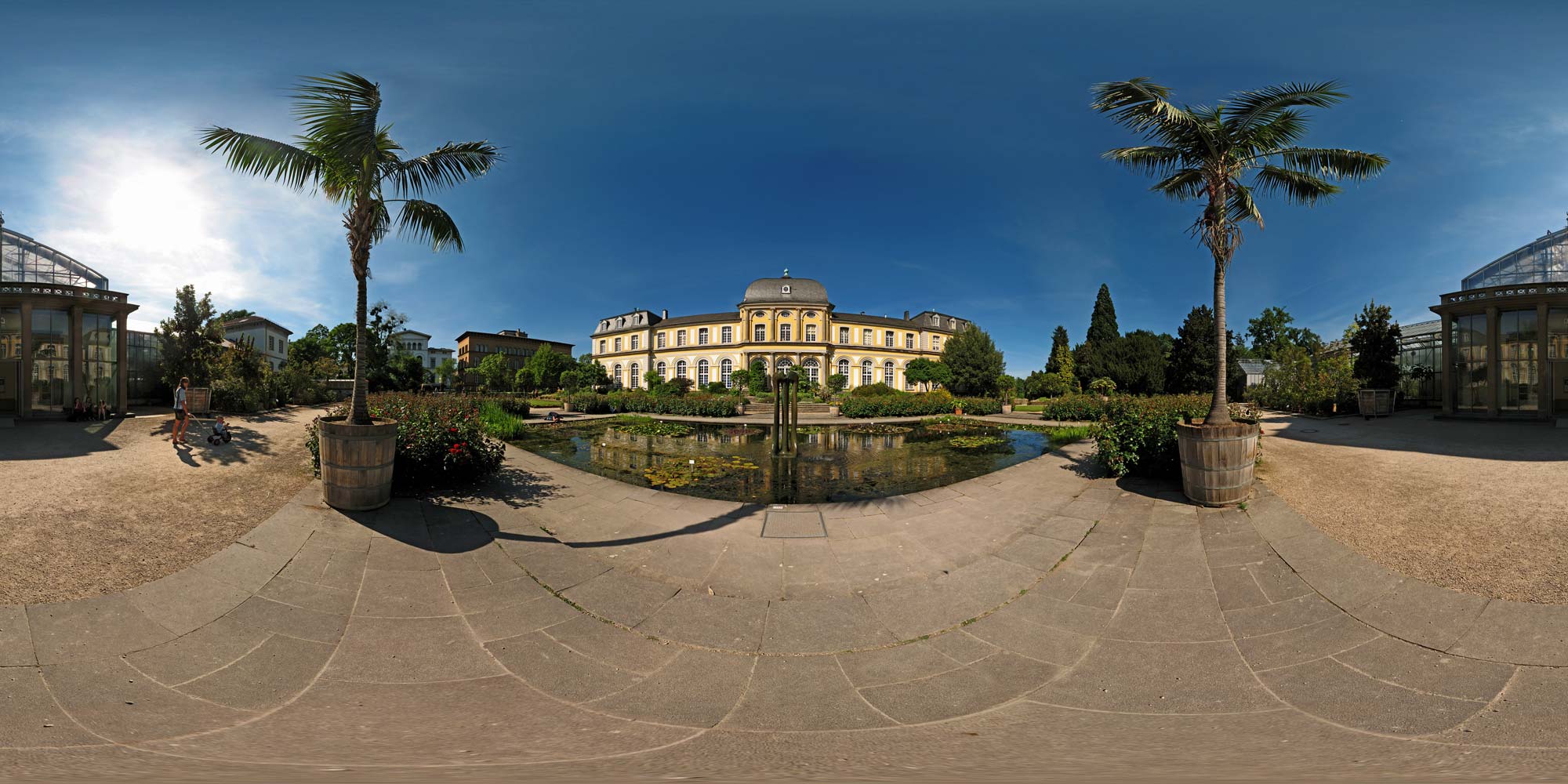 Panorama  Bonn - Schloss Poppelsdorf