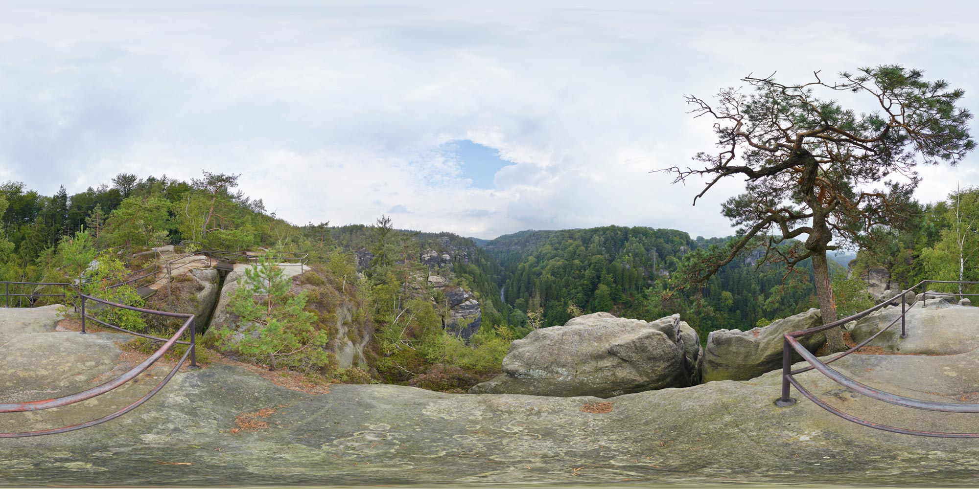 Panorama  Brandplatte - Hafersäcke