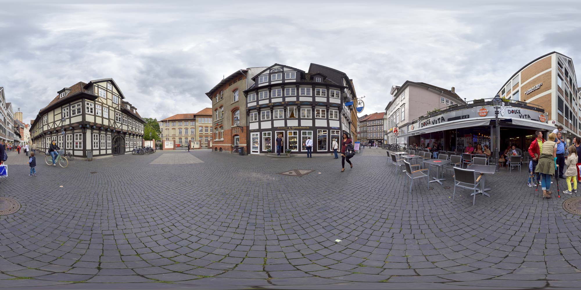 Panorama  Braunschweig - Kleine Burg