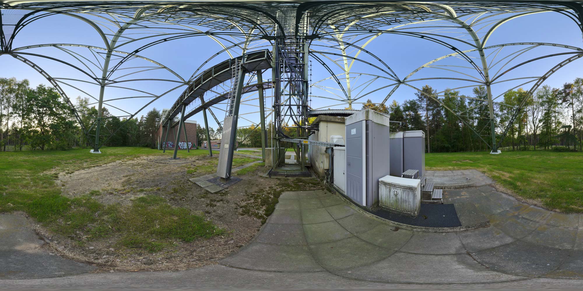 Panorama  Funkübertragungsstelle Clenze - Von unten