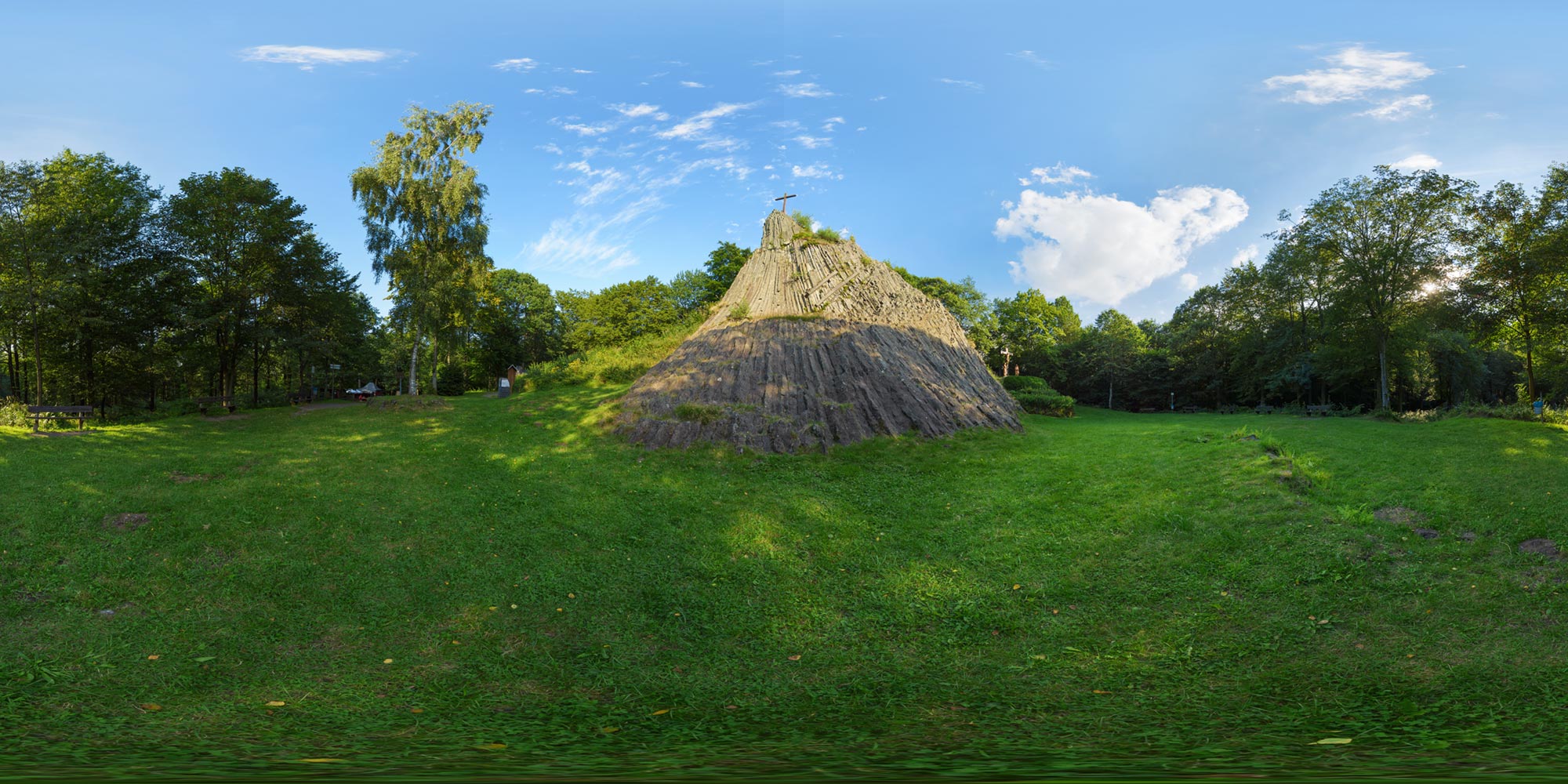 Panorama  Druidenstein - Westansicht