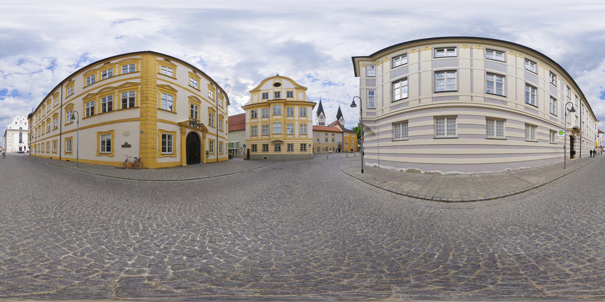 Panorama  Eichstätt - Jenninger Platz