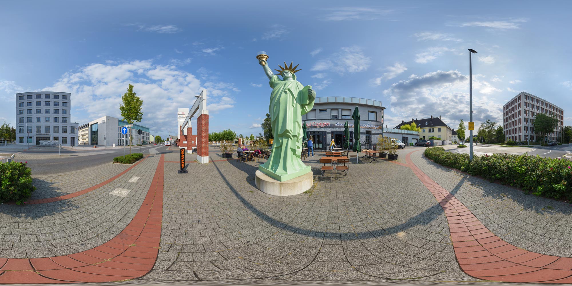 Panorama  Erkelenz - Freiheitsstatue
