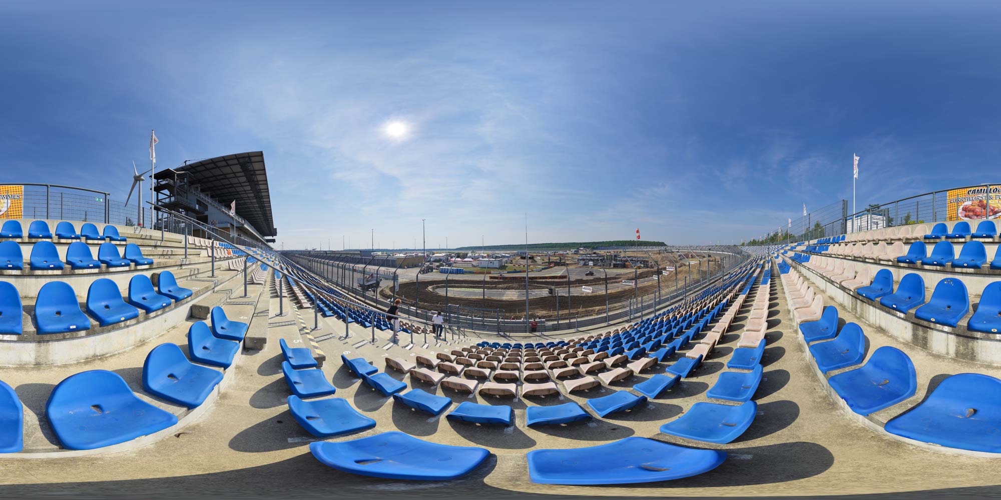 Panorama  Eurospeedway - Tribüne West