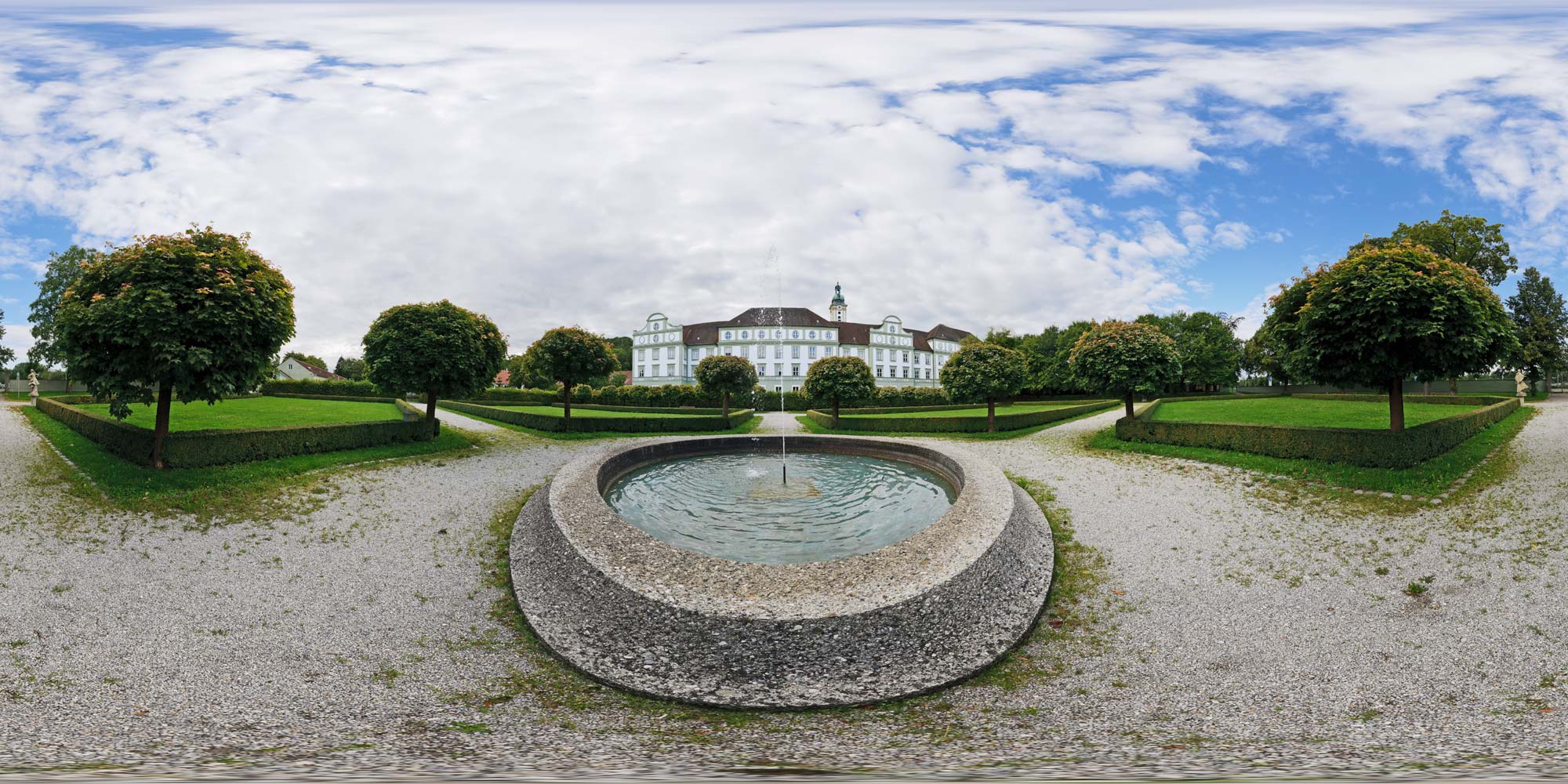 Panorama  Fürstenfeldbruck - Kloster - Garten