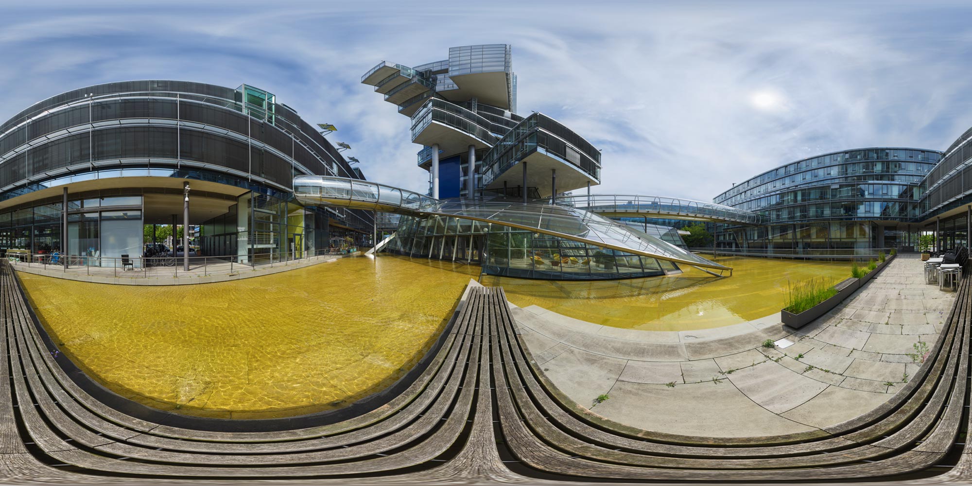 Panorama  Hannover - Norddeutsche Landesbank - Steg