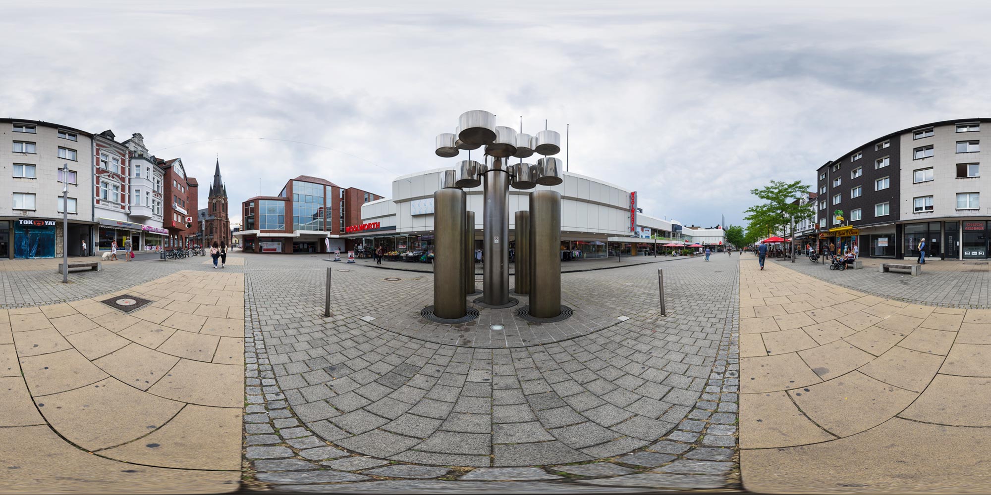 Panorama  Gelsenkirchen - Europaplatz