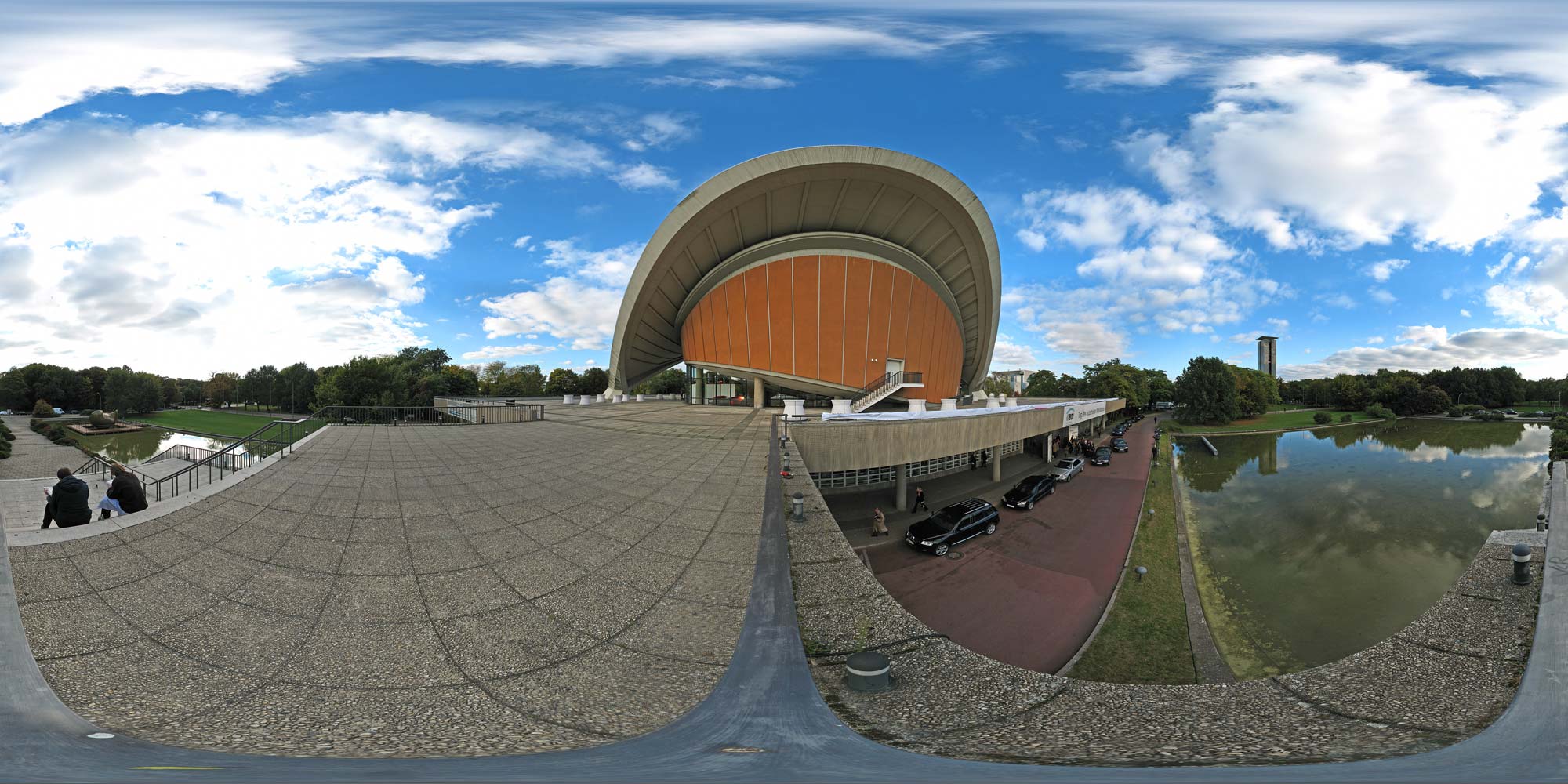 Panorama Berlin Haus der Kulturen - Terrasse