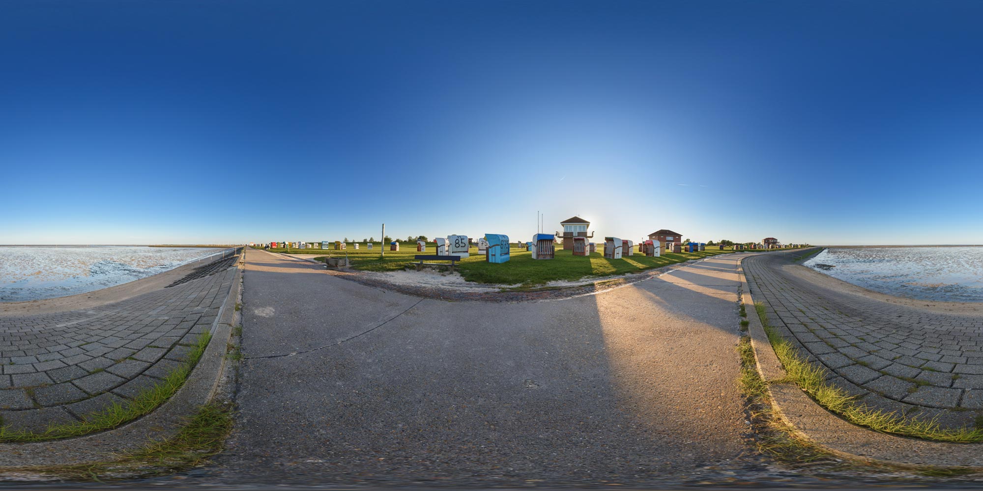 Panorama  Horumersiel - Watt