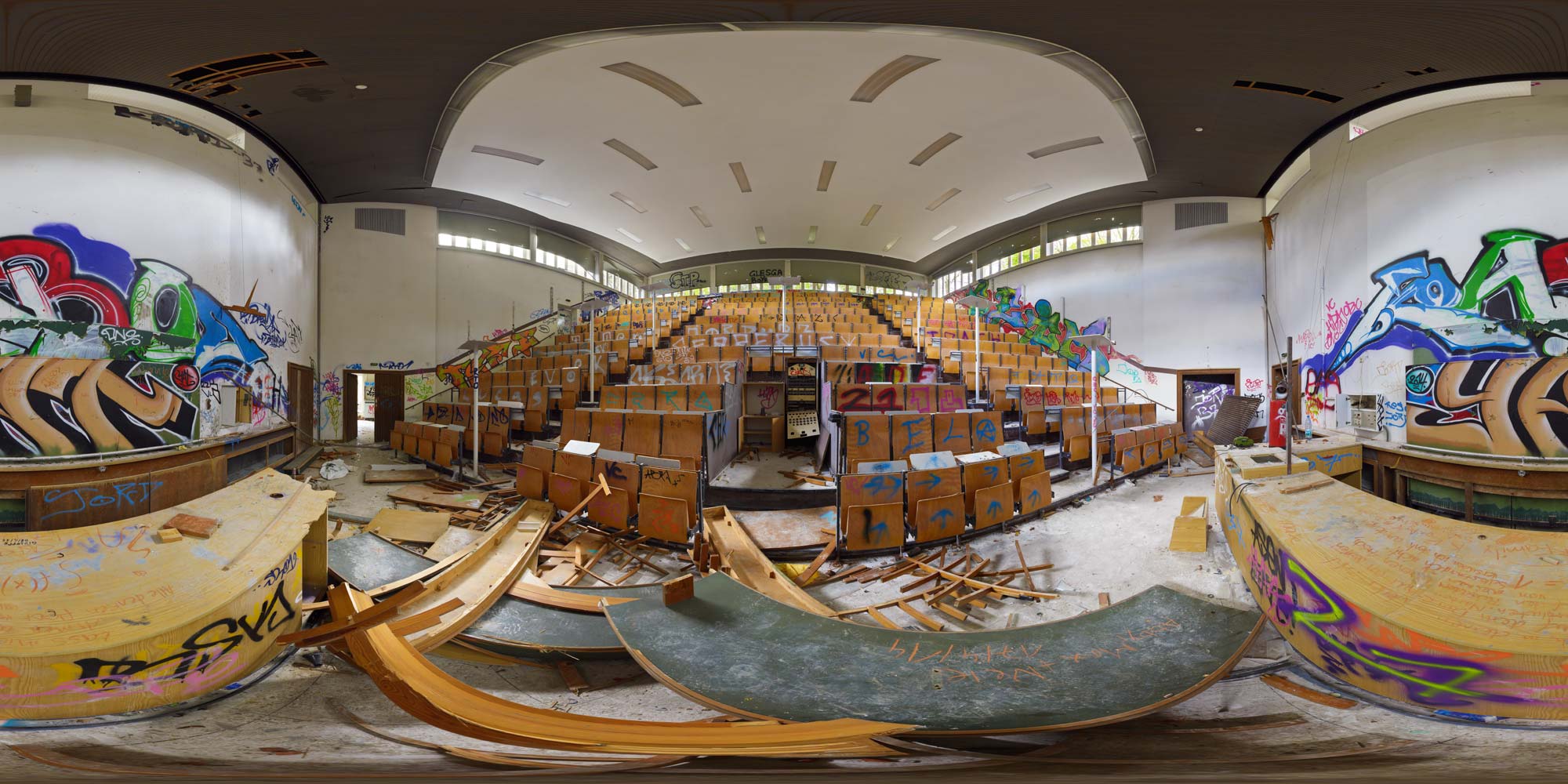 Panorama Berlin Institut für Anatomie - Hörsaal - Podium