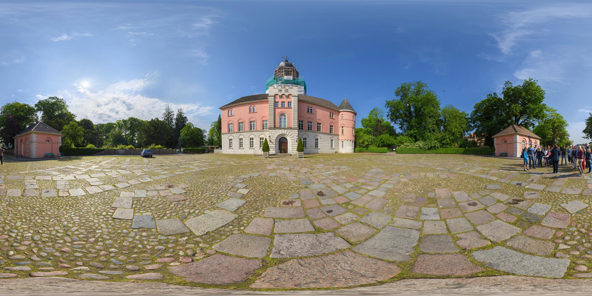 Panorama  Jever - Schloss Jever - 2015