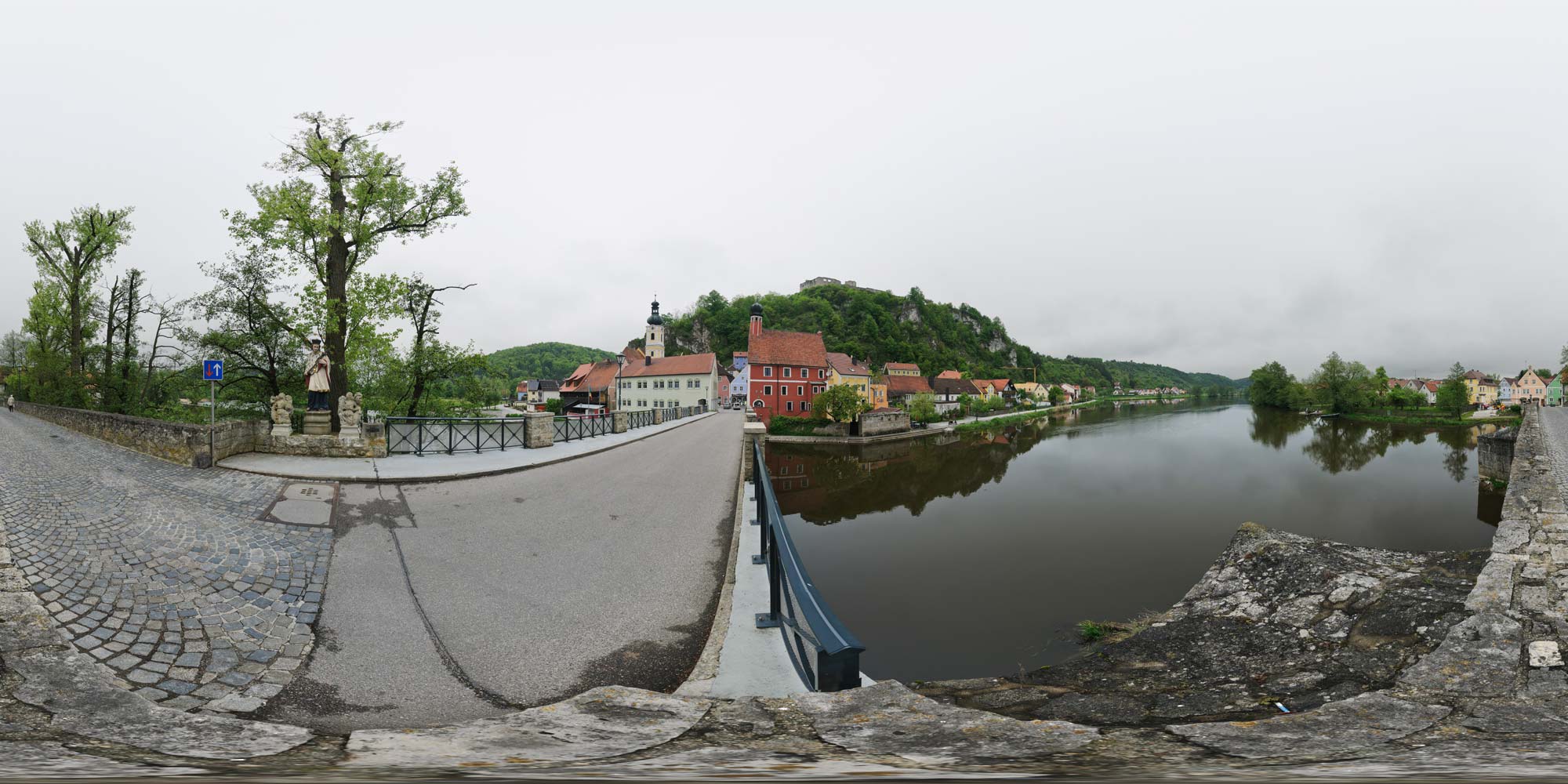 Panorama  Kallmünz - Naabbrücke
