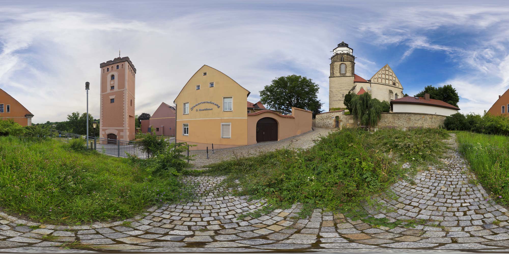 Panorama  Kamenz - Lessinggässchen