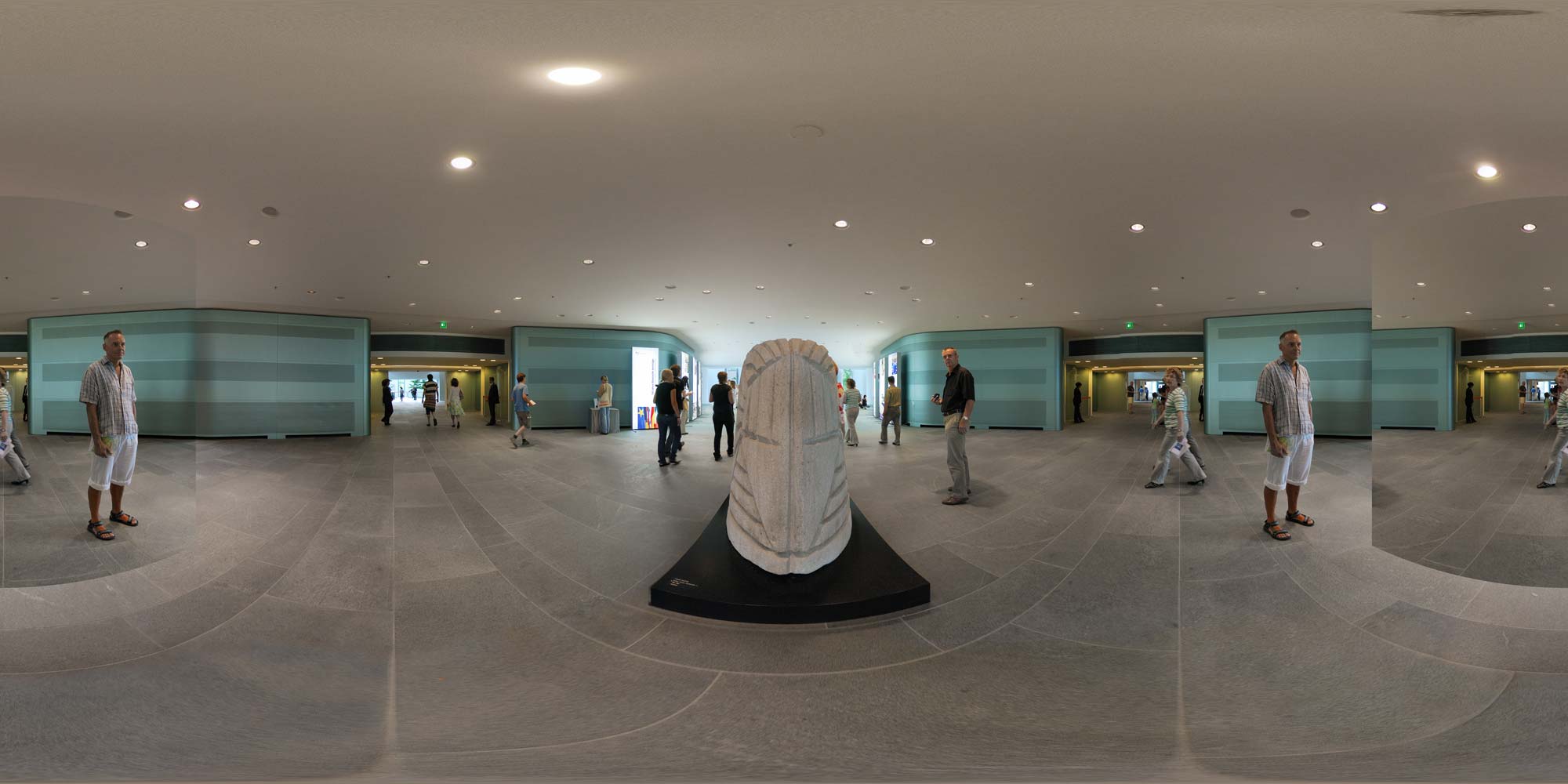 Panorama Berlin Kanzleramt - Erdgeschoss