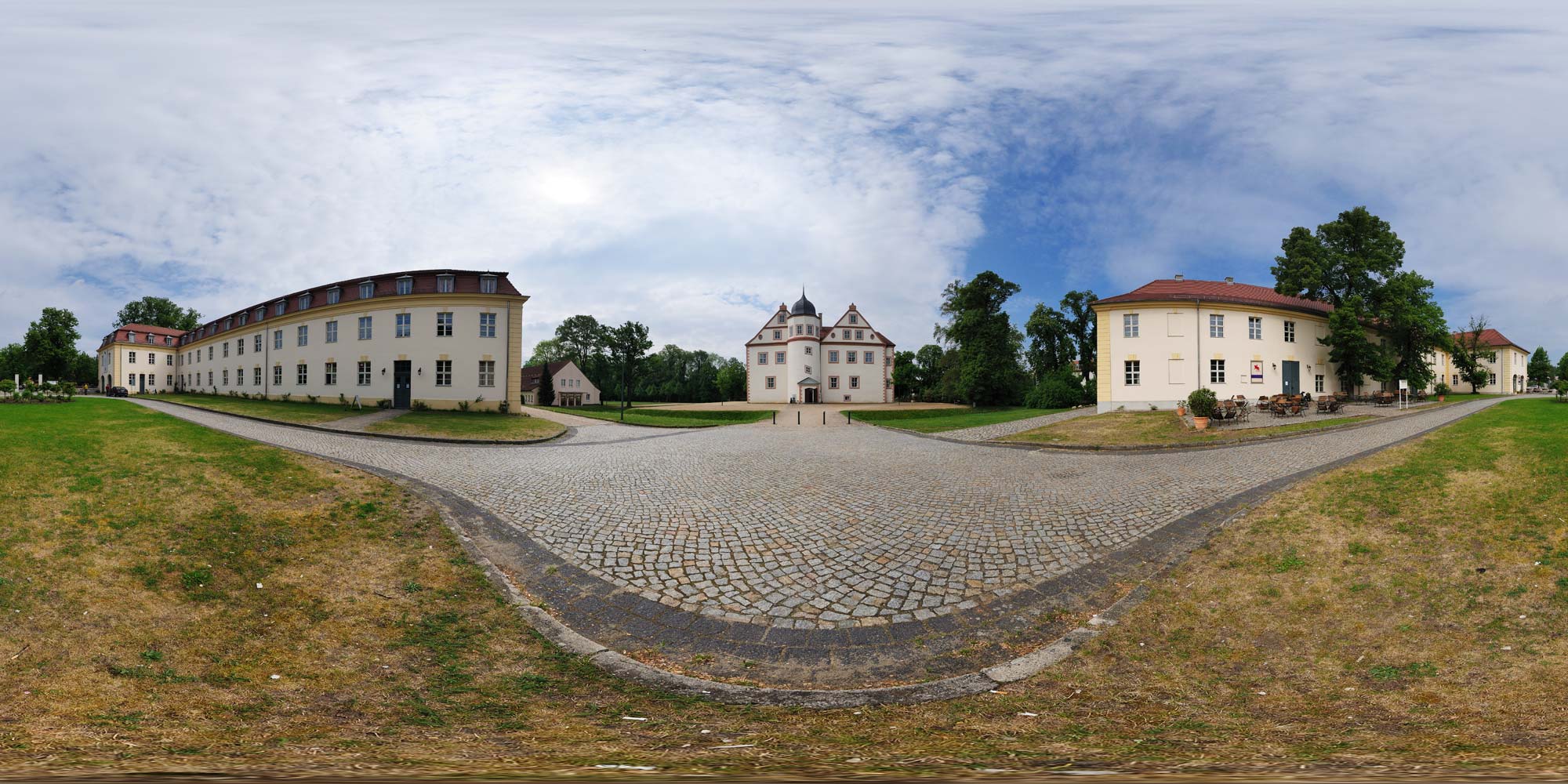 Panorama  Schloss Königs-Wusterhausen - Schloss 2009