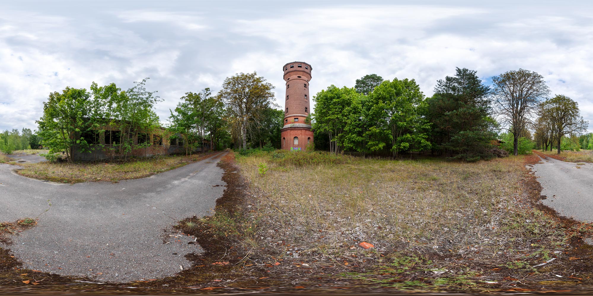 Panorama  Kummersdorf - Wasserturm - Südseite