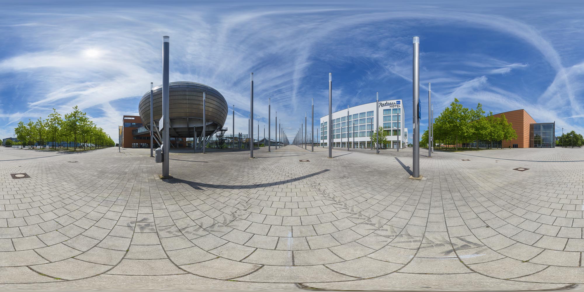 Panorama  Laatzen Hannover Messe Expo - Expo Plaza - West