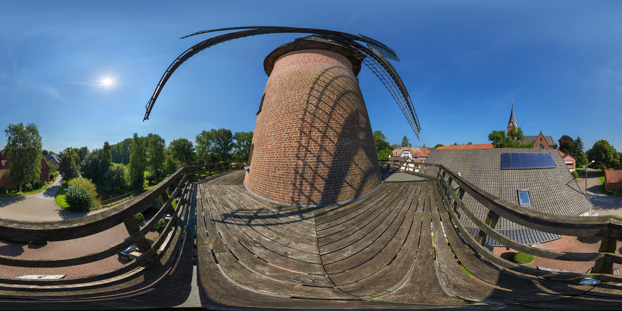 Panorama  Klostermühle Lahde - Umgang