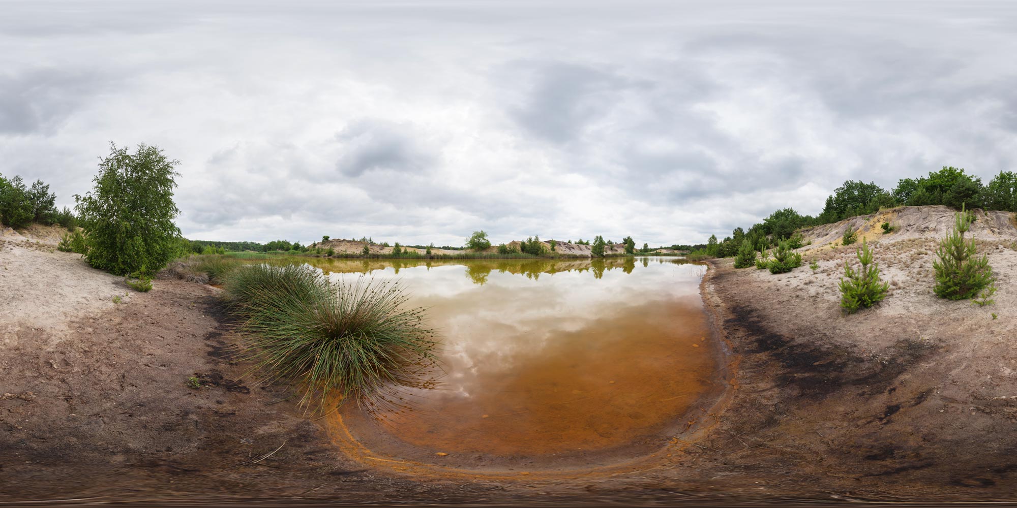 Panorama  Lausitzer Seenland - Lichtenauer See 1