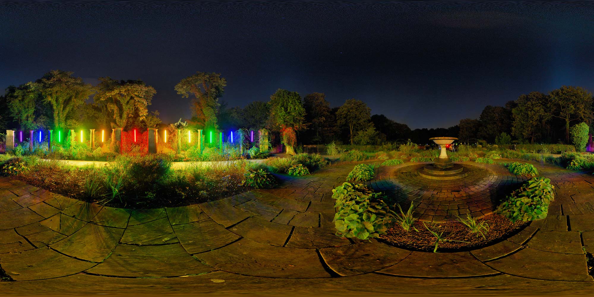 Panorama Berlin Lichtberlin 2007 - Ein Regenbogen