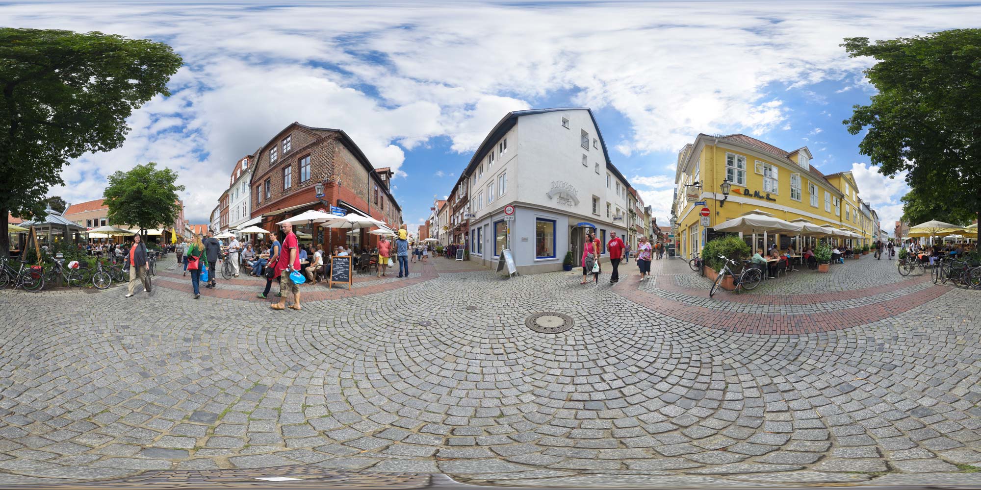 Panorama  Lüneburg - Schrangenplatz