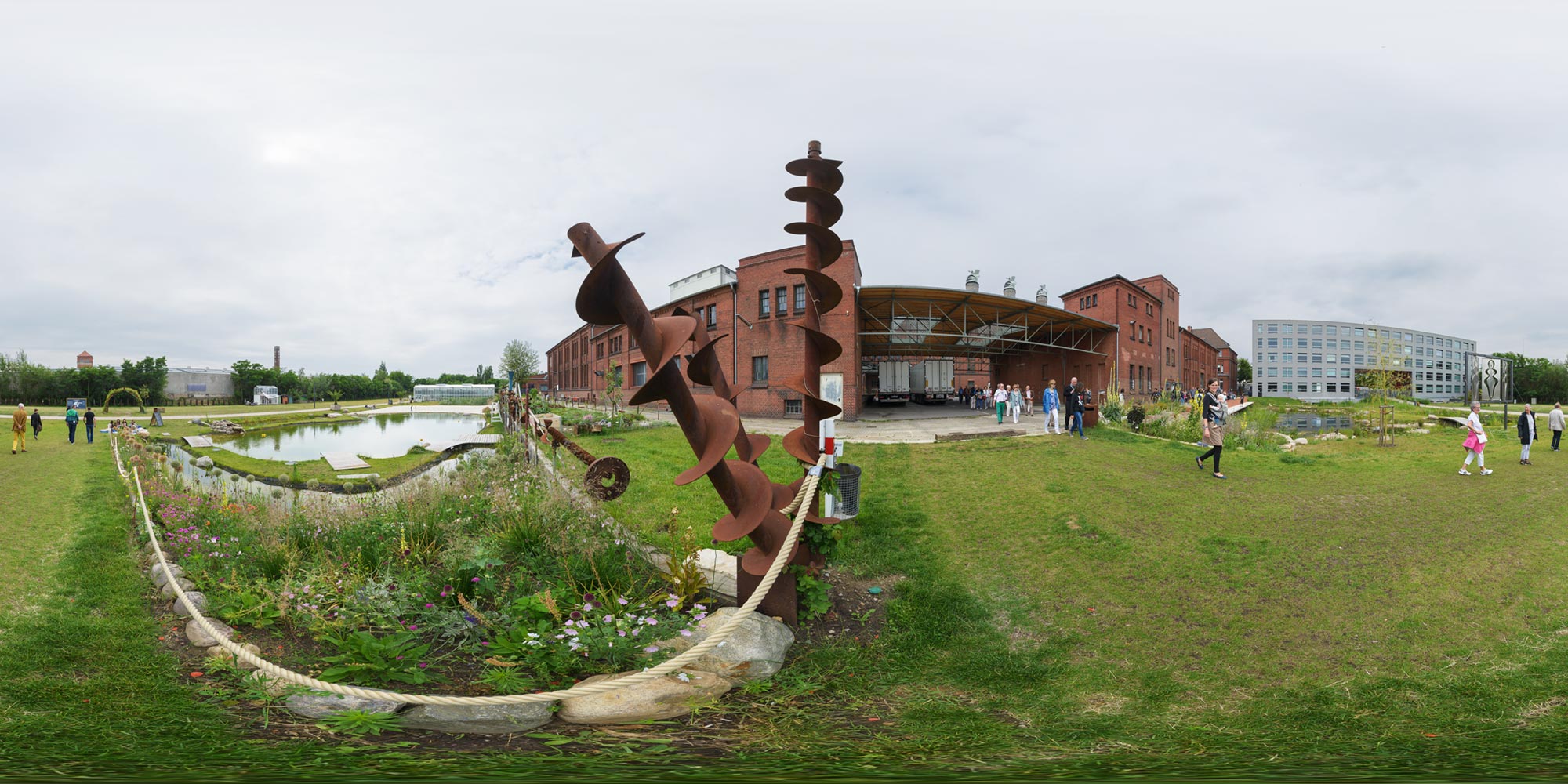 Panorama Berlin Alte Mälzerei - Garten