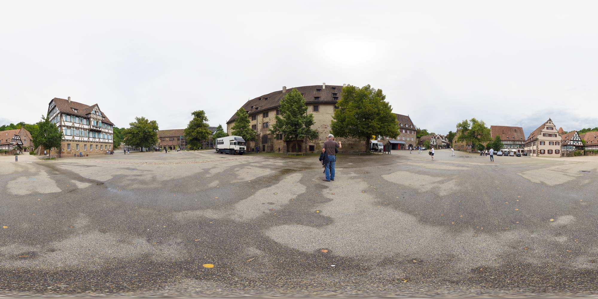 Panorama  Kloster Maulbronn - Hof
