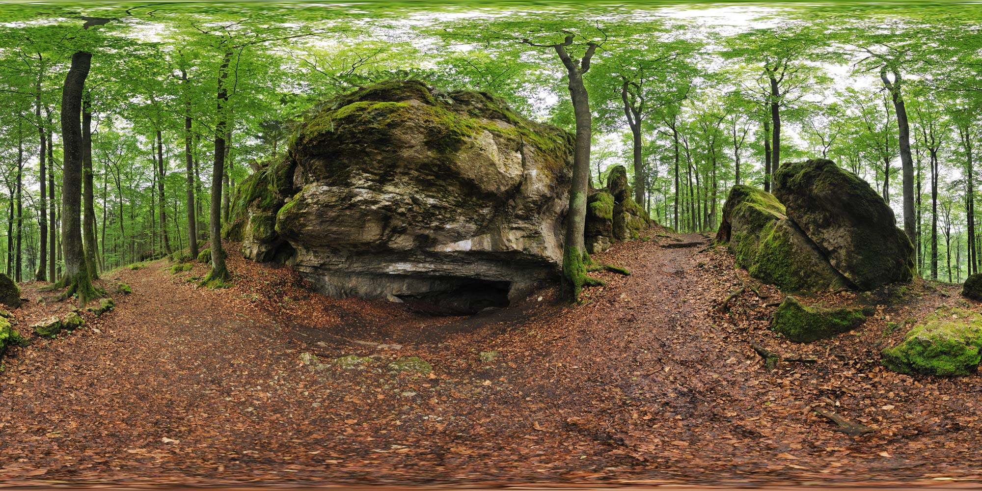 Panorama  Krottensee - Maximiliansgrotte - Ausgang