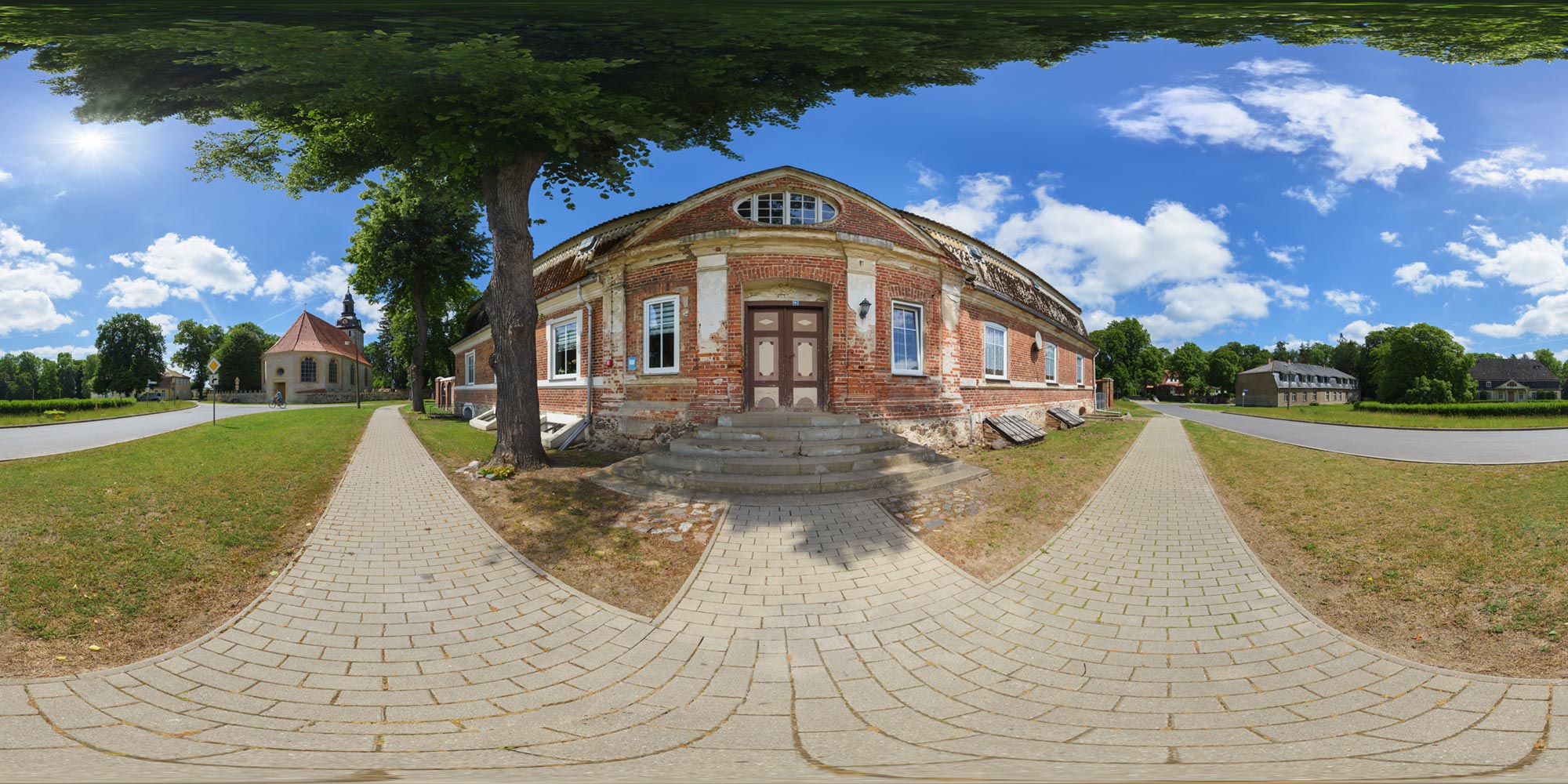 Panorama  Nehringen - Dorfplatz
