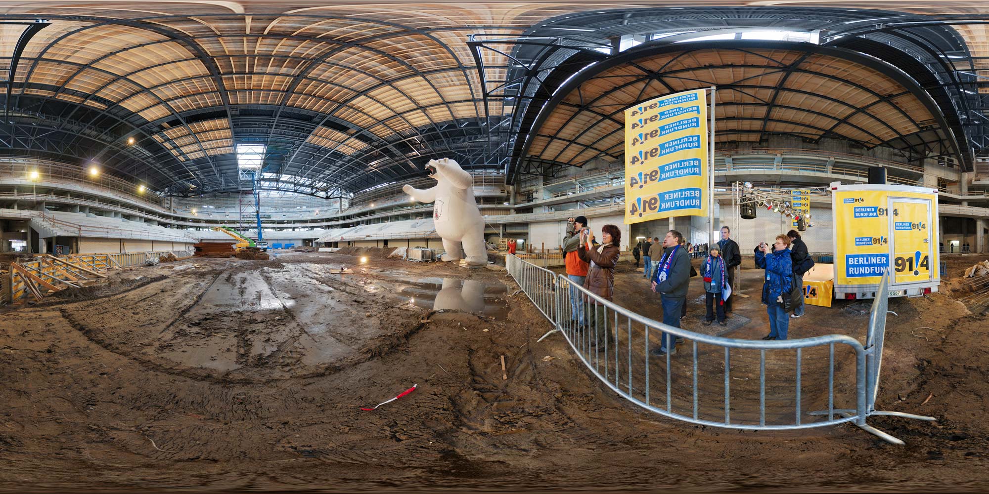 Panorama Berlin O2-Arena - Innenraum