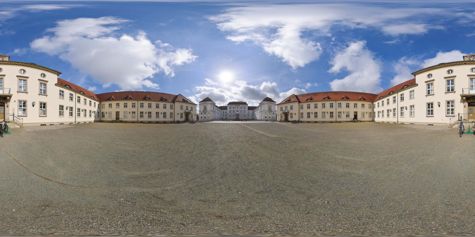 Panorama  Oranienburg - Schloss - Nördlicher Flügel