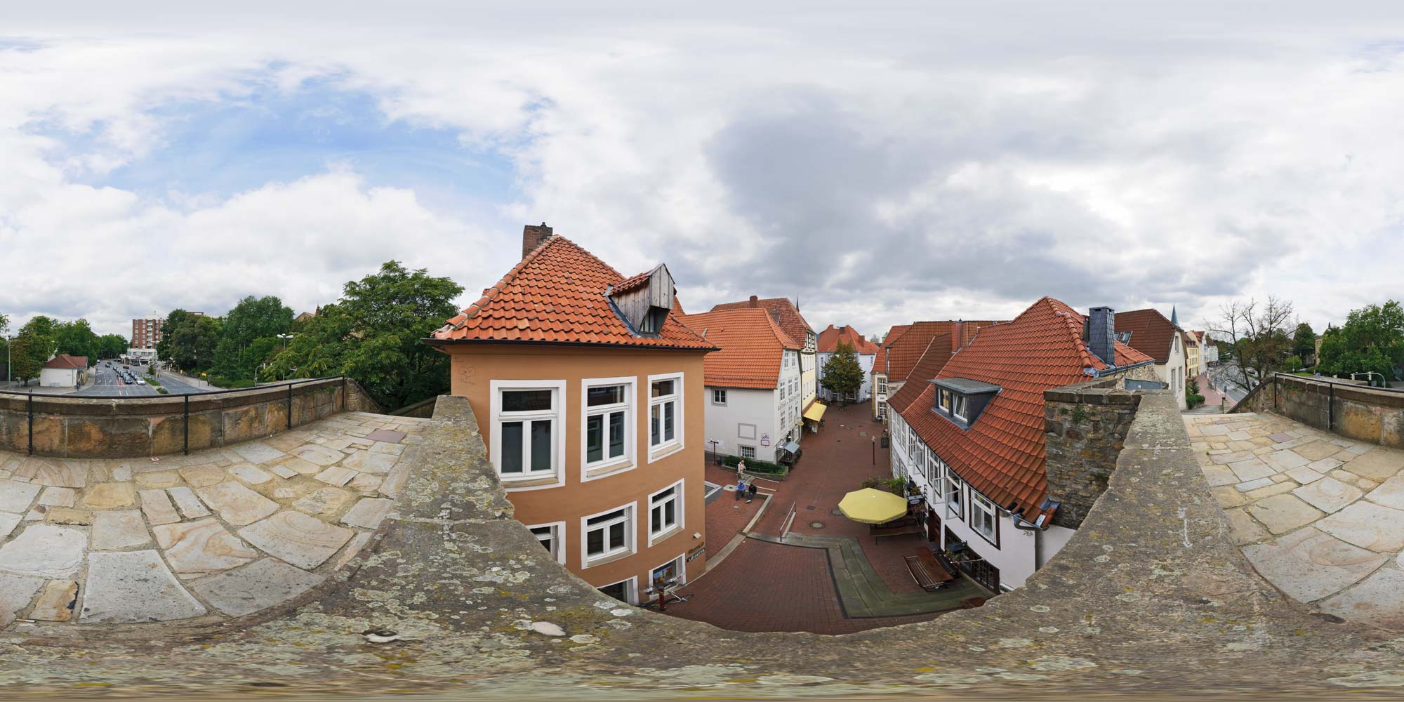Panorama  Osnabrück - Aussicht von Heger Tor