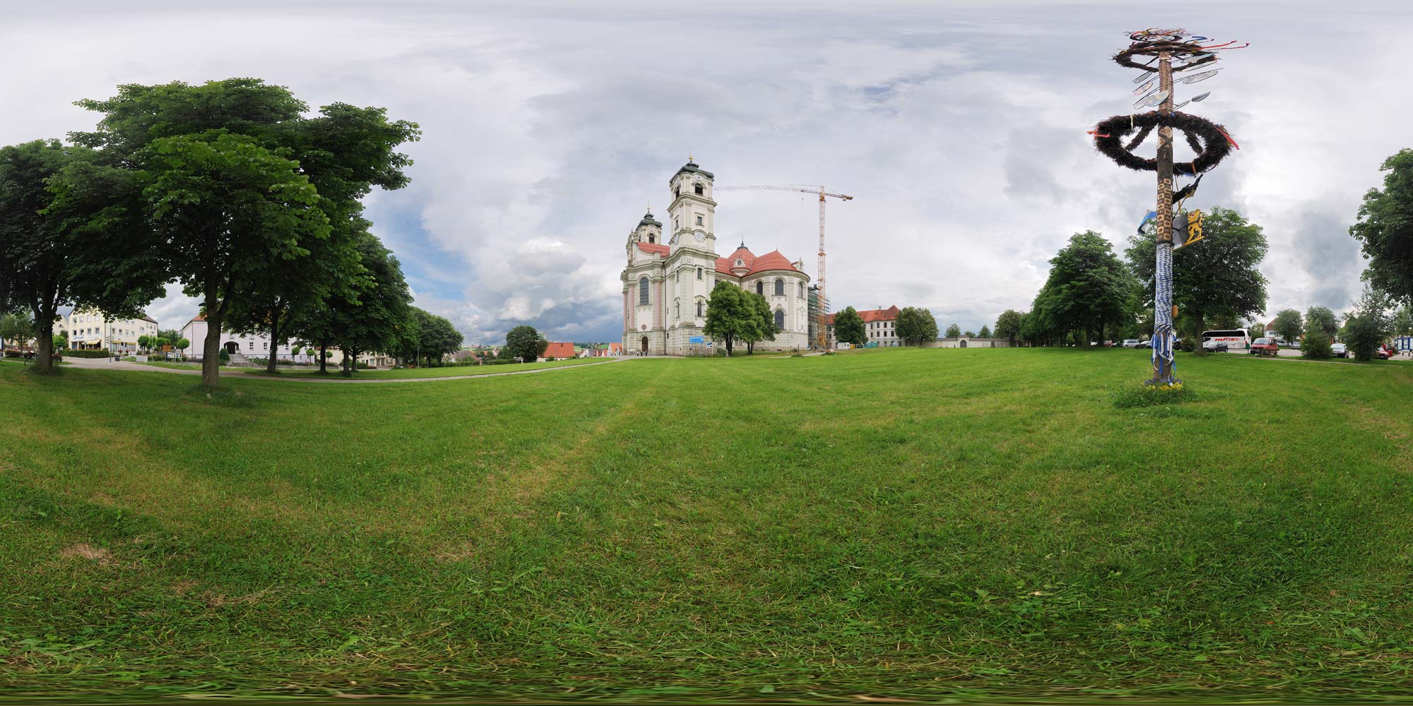 Panorama  Ottobeuren - Basilika - Außen