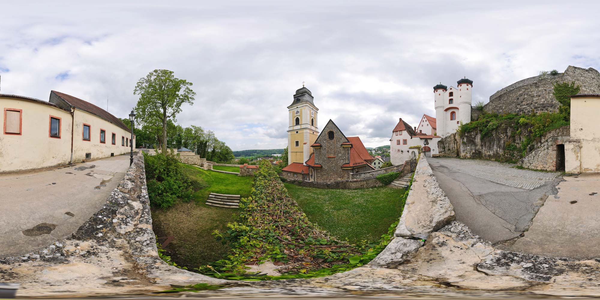 Panorama  Parsberg - Burg - Aussicht
