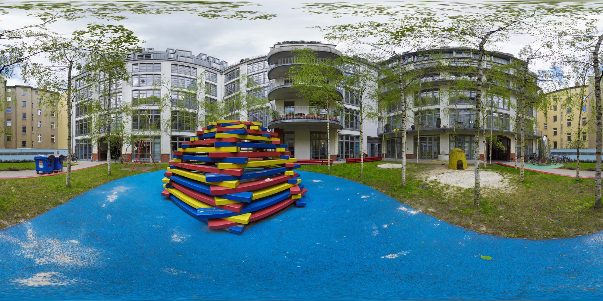 Panorama Berlin Paul-Lincke-Höfe - Hof 3