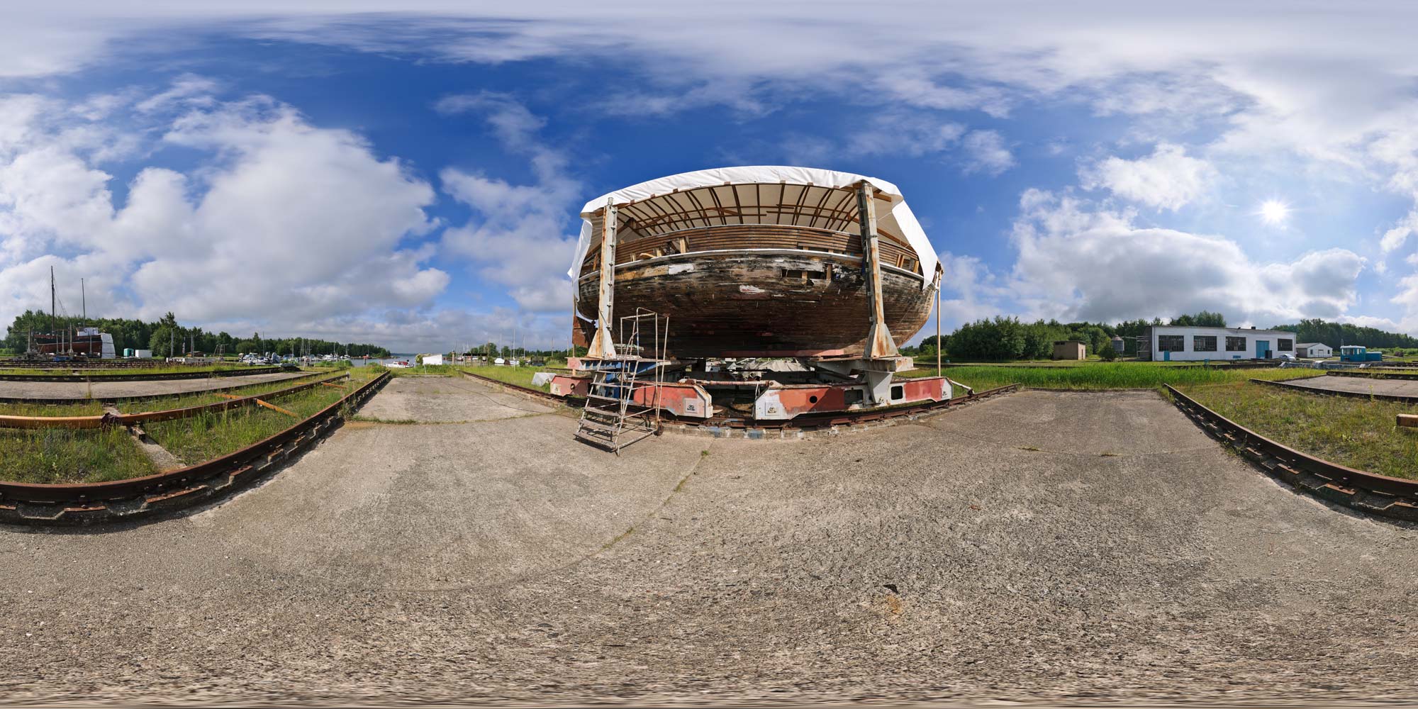 Panorama  Peenemünde - Nordwerft - Ansicht 2
