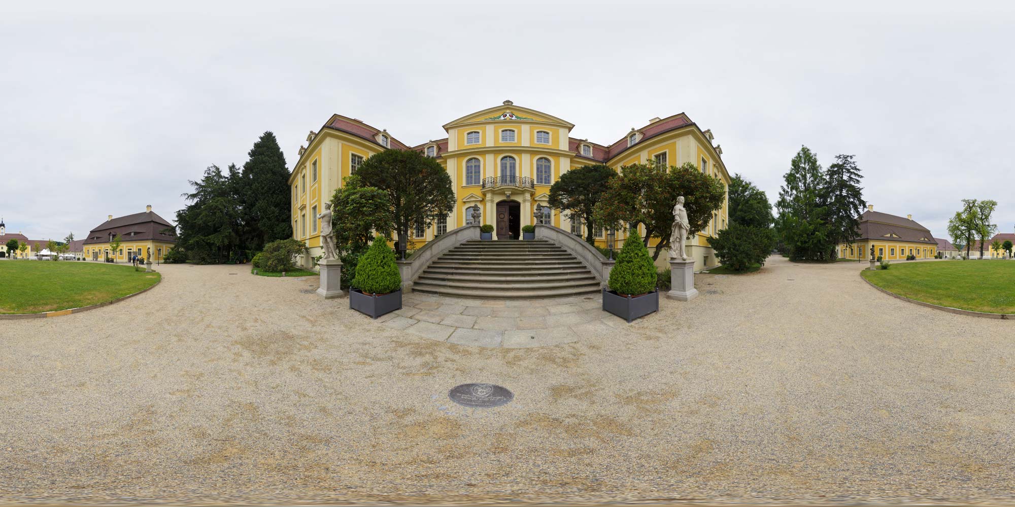 Panorama  Schloss Rammenau - Schloss