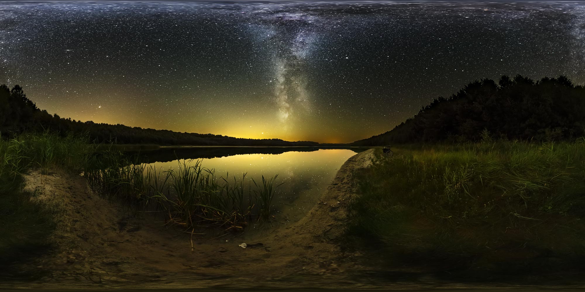 Panorama  Forst Redernswalde - Redernswalder See Astrofotografie