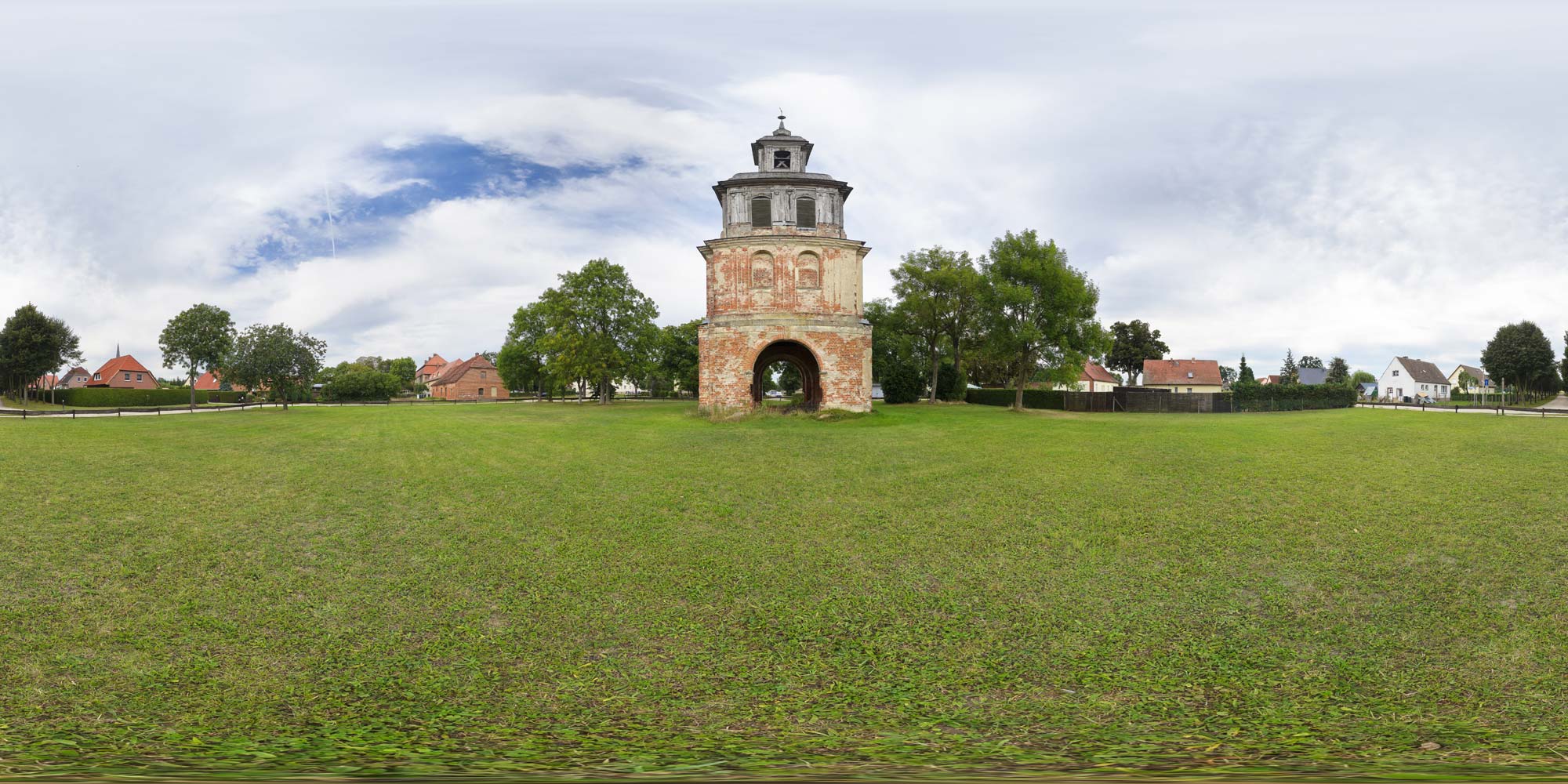 Panorama  Remplin - Torturm